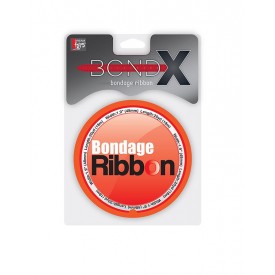 Красная лента для связывания BONDX BONDAGE RIBBON - 18 м.